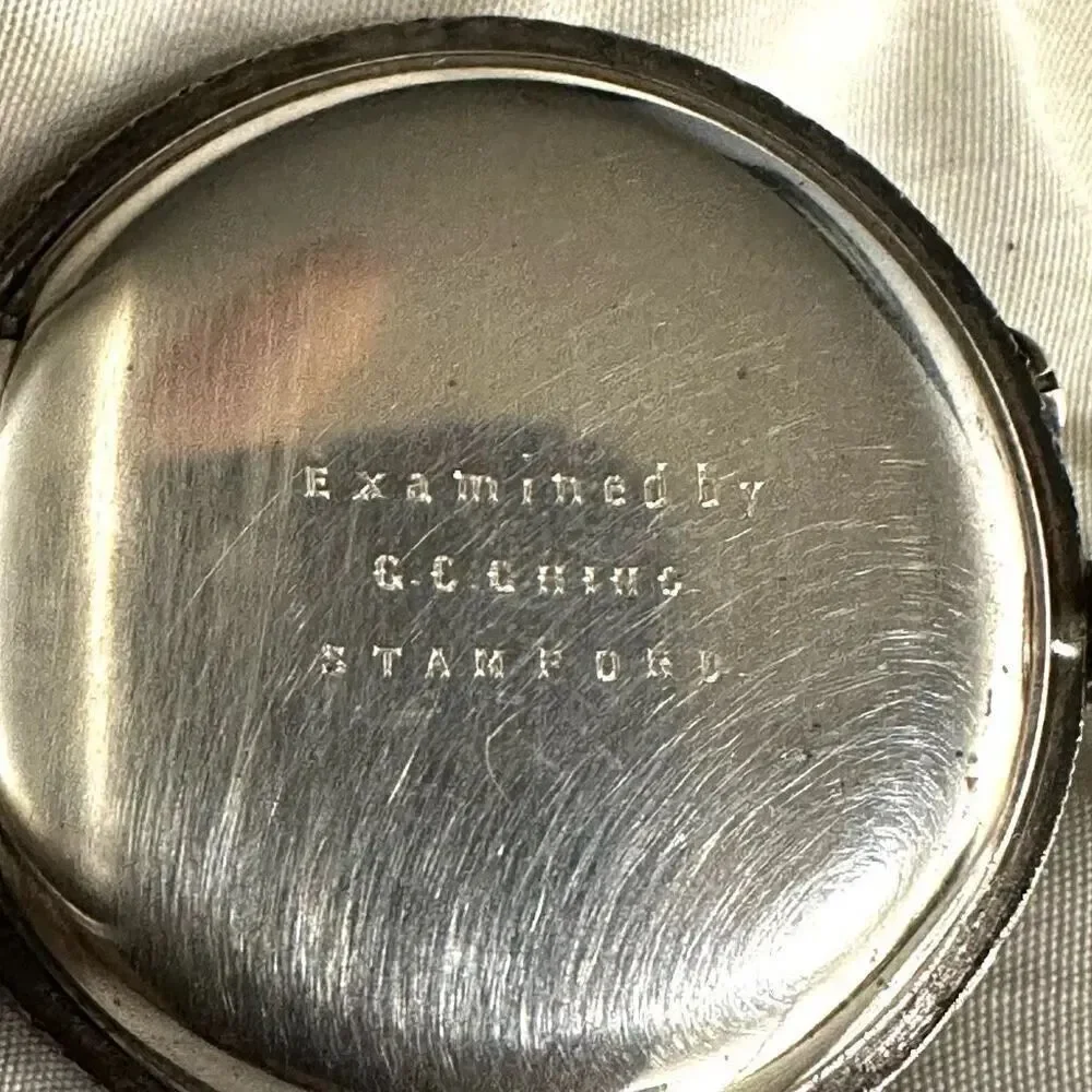 Joseph Walton 1884 Sterling Silver Half-Hunter Pocket Watch